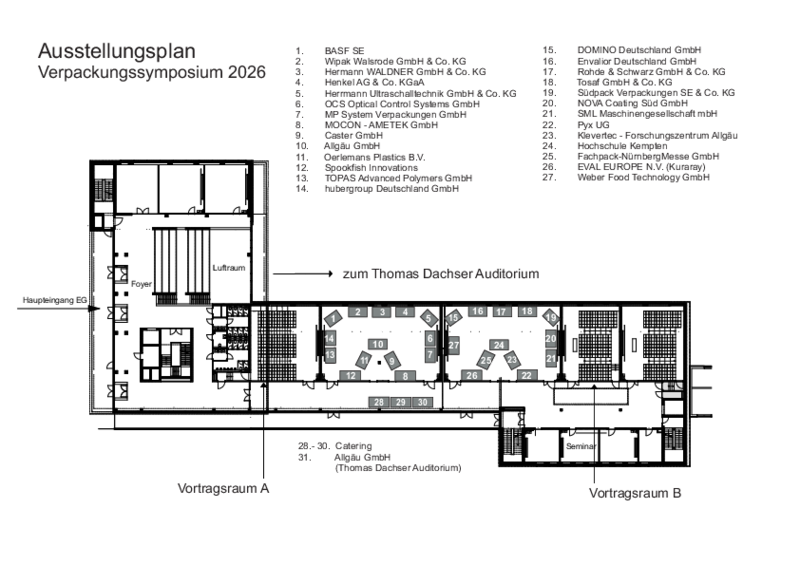 Ausstellungsplan 2026